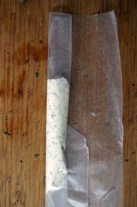 rolled up butter