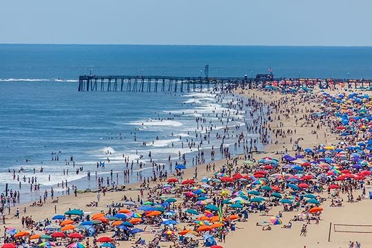 things to do in ocean city maryland - beach crowded