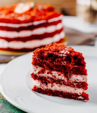 gezonde red velvet taart