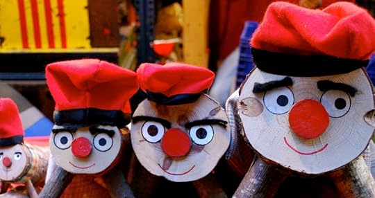 Christmas winter markets in Barcelona, Spain