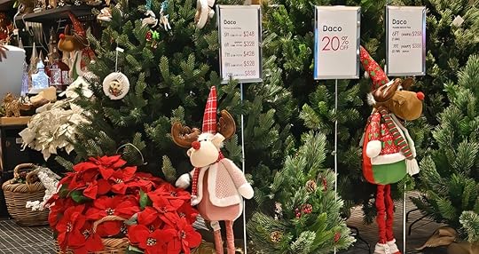 Shopping During the Christmas Sales in Barcelona, Spain