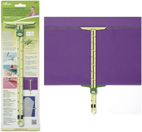 12 Essential Sewing Tools Clover's Supersize 5-in-1 Sliding Gauge Available at Nancy Zieman Productions at ShopNZP.com