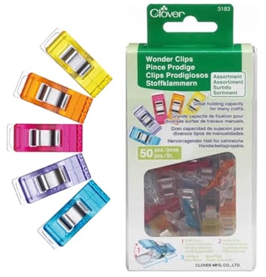 12 Essential Sewing Tools Clover's Rainbow Wonder Clips Available at Nancy Zieman Productions at ShopNZP.com