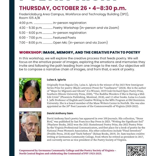 Join us in person or via Zoom on October 26