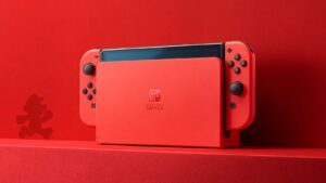 Nintendo Switch OLED Mario Red Edition available for just £299.99 with free game