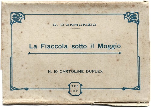 La fiaccola sotto il moggio (1916) cover of cards series