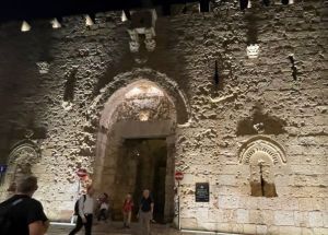 Zion Gate on a Jerusalem night