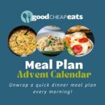 graphic for 2023 Meal Plan Advent Calendar.