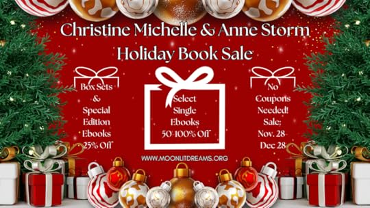 Dec. 2023 EBook Sale for Christine Michelle and Anne Storm