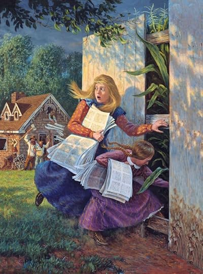 In 1833, Caroline and Mary Elizabeth Rollins saved the first printed pages of Doctrine and Covenamnts form vandols who desp