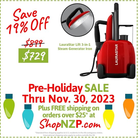 Save 19 LauraStar Lift 3 in 1 Steam Generator Iron at ShopNZP.com Sale thru Nov 30 2023 1