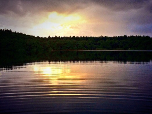 A serene loch: serenity and ghostberries