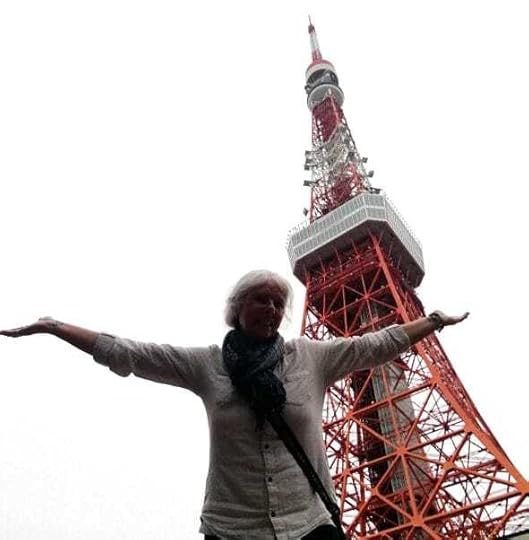 The Backpacking Housewife Janice Horton at the Tokyo Tower Japan