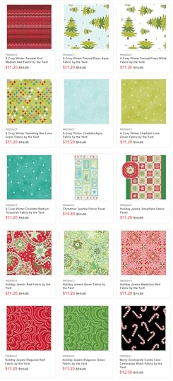 SAVE 20% Off Christmas, Hanukkah, and Winter Fabric at Nancy Zieman Productions at ShopNZP.com