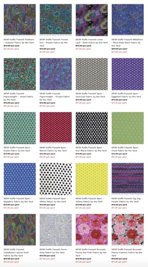 Kaffe Fassett Fabrics and Fat Quater Packs available at Nancy Zieman Productions at ShopNZP.com