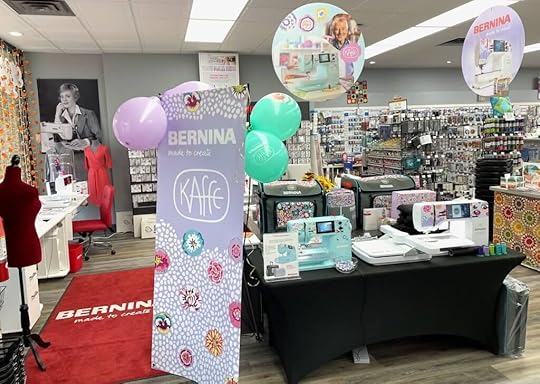 Nancy Zieman Sewing Studio Kaffe Fasette BERNINA Sewing Machine Sale