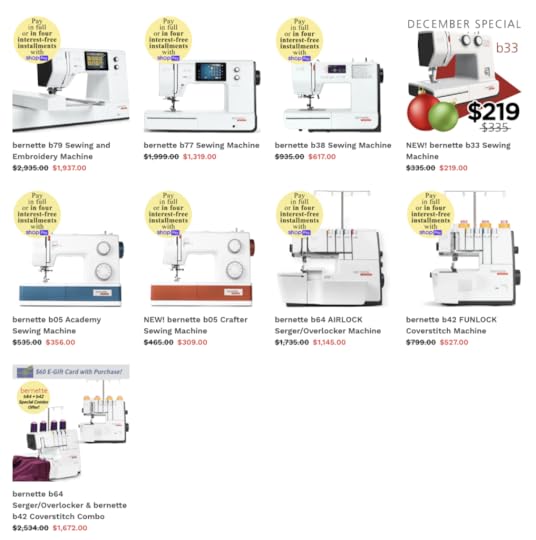 save 33% off bernette Sewing Machines & Sergers at ShopNZP.com.