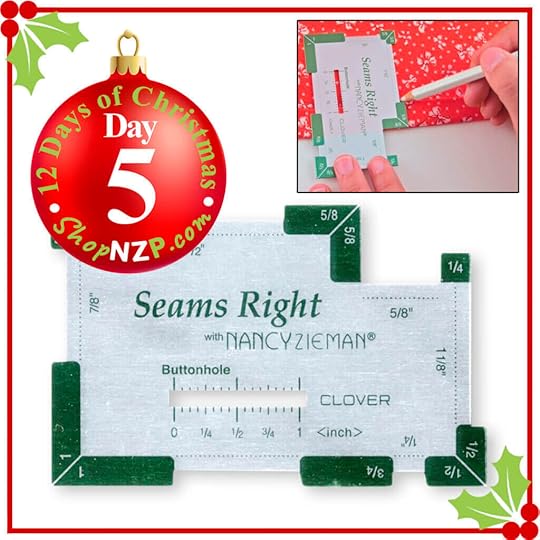 Day 5 of the 12 Days of Christmas Seams Right by Team NZP for Clover at ShopNZP.com at Nancy Zieman Productions