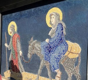 Mary and Joseph headed to Bethlehem AD 1