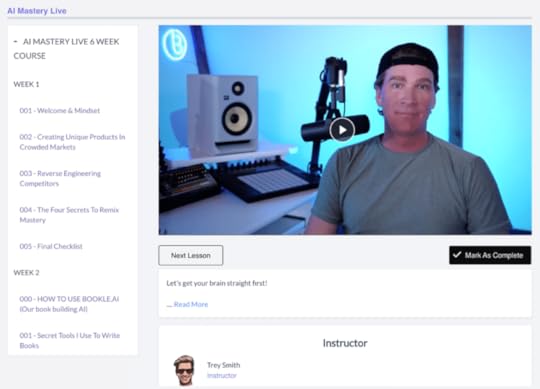 ai mastery live review course page