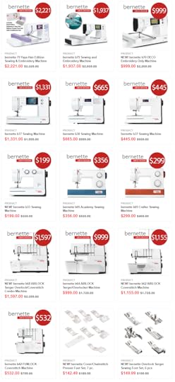 bernette sewing machines on sale at Nancy Zieman Productions at ShopNZP.com