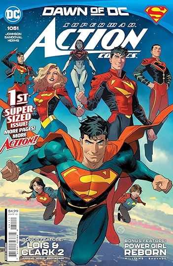 Action Comics #1051 cover shows Superman and the Super-Fam.