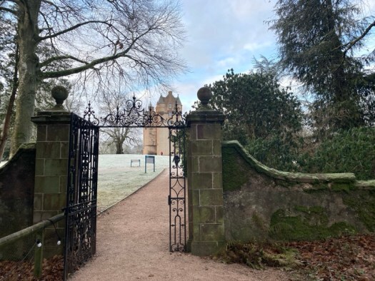 gate to Fyvie Castle