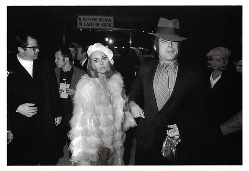 Faye Dunaway and Warren Beatty at the premiere of Bonnie and Clyde