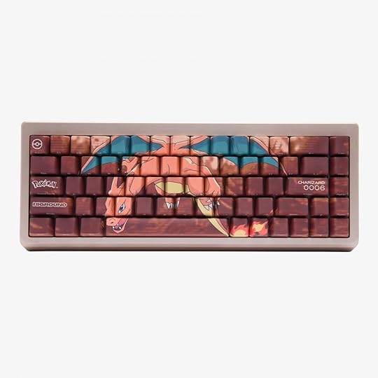 highround pokemon keyboard charizard