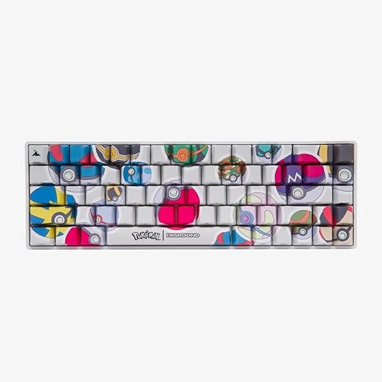 higround pokemon keyboard poke ball stickers