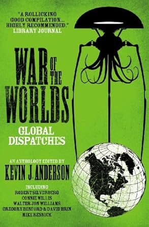 Book Cover: A tripod with tentacles carrying a globe.Text: 