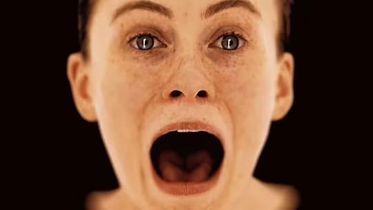 OD horror game trailer image of a girl screaming hideo kojima and jordan peele collaboration