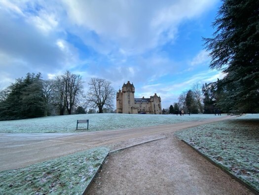 Fyvie Castle at Christmas