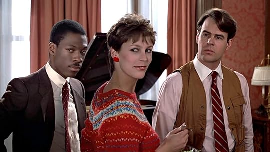 Eddie Murphy, Jamie Lee Curtist, and Dan Aykroyd all