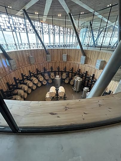 Modern winery in Cyprus.