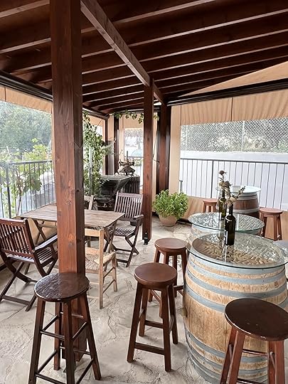 Wine tasting in Cyprus.