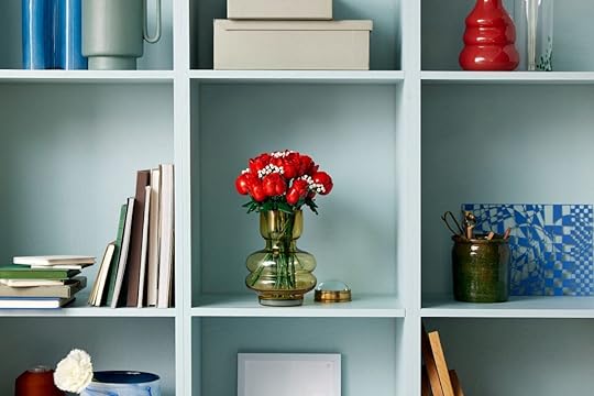 LEGO Bouquet of Roses Collection on shelf