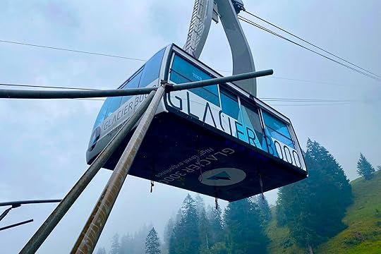 Cable car Glacier 3000 part of the Swiss Travel System