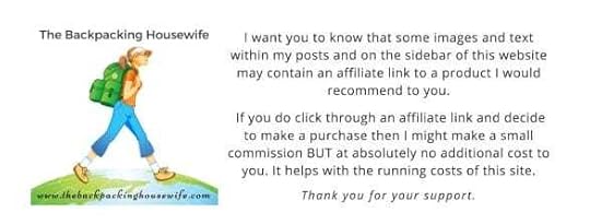 Affiliated Declaration The Backpacking Housewife