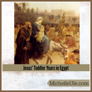 The Holy Family goes to Egypt