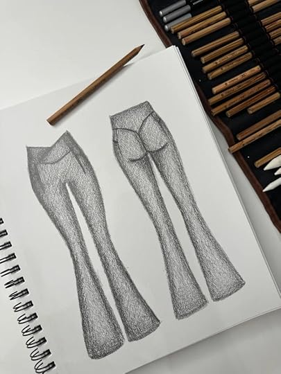 cassey ho sketch popflex crisscross hourglass flared leggings