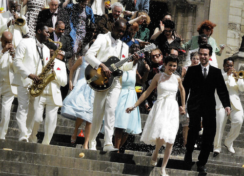 Audrey Tautou and Romain Duris in L'écume des jours (2013)