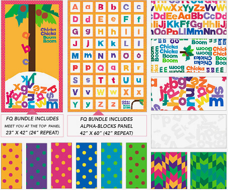 NEW! Chicka Chicka Boom Boom Fabric Collection by Windham Fabrics Plus FREE Shipping at ShopNZP.com