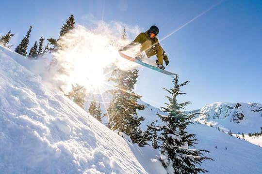 Person snowboarding in Whistler