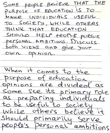 Bad Handwriting in IELTS