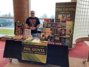 Phil at his table