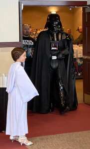 Darth Vader & Princess Leia cosplay