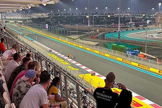 View from West Grandstand YAS Suite Seating