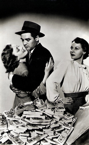 Gaby Andreu, Steve Cochran and Virginia Grey in Highway 301 (1950)
