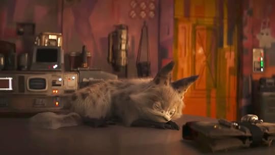 Murley Sabine Wren's Loth-cat on the Ahsoka Star Wars Series sleeping